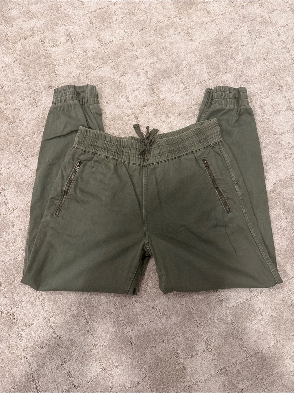 TNA Men's Olive Green Drawstring Joggers